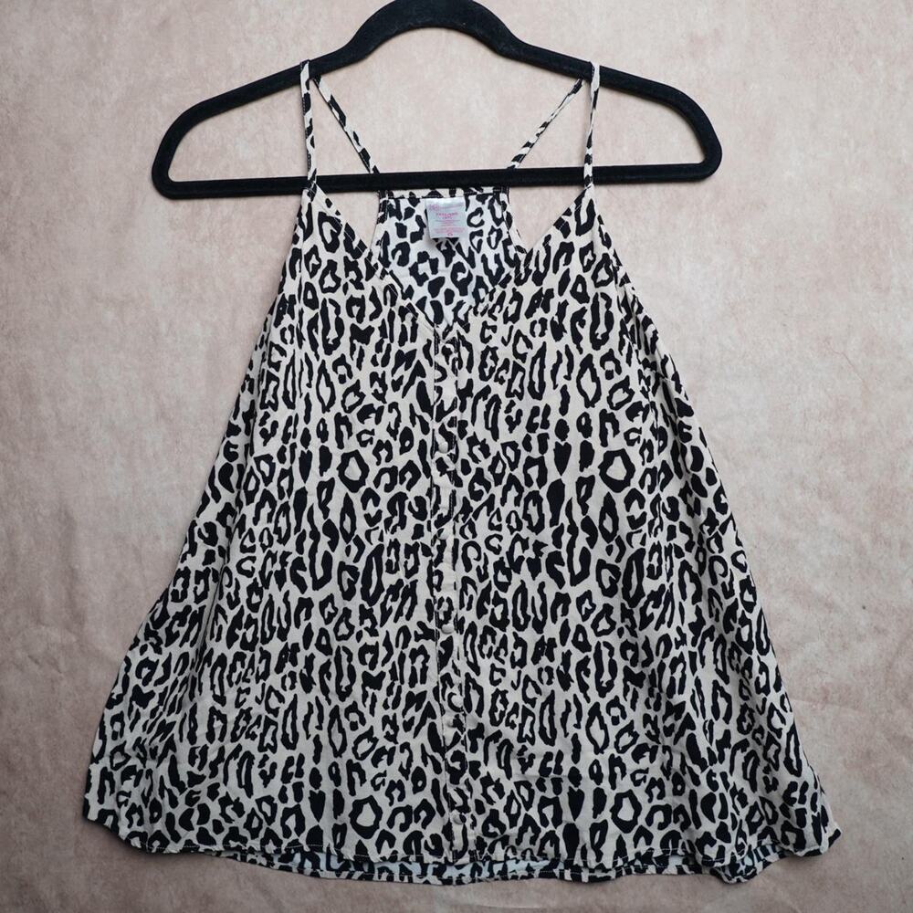 No Boundaries Leopard Print Cami Top 3X